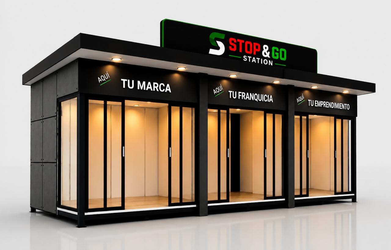 Módulo STOP GO 75m2 para restaurante rápido