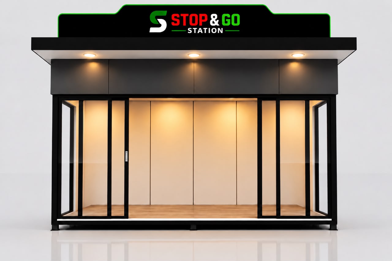 Módulo STOP GO 50m2 para tienda de conveniencia